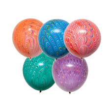 18" Peacock Colors Latex Balloons (5 ct) 18" Peacock Colors Latex Balloons (5 ct)