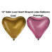 12" Luxe Satin Heart Shaped Latex Balloons (6 Ct)