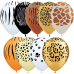 11" Safari / Zoo Animal 8 Print Assortment Latex Balloons. (50 Ct)